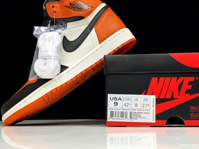 OG Jordan High 1 Air Retro Backboard555088-005 Shattered 0707